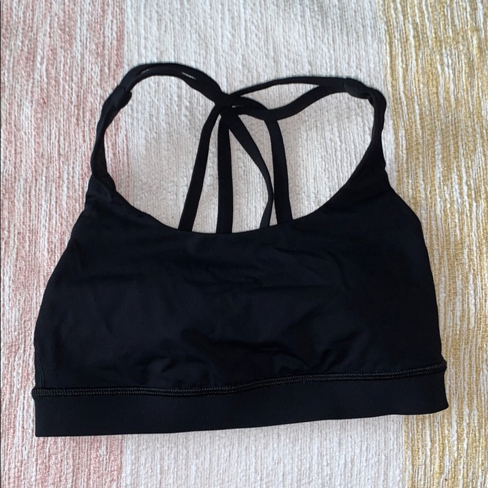 Lululemon women’s energy bra black size 2